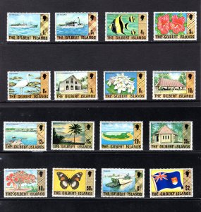 Gilbert & Ellice Islands #269-284   VF, Mint NH,  CV $9.40 .....  2450109/10