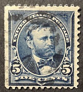 US #281 Used F/VF 5c Grant 1898 SCV~$2.25 [G21.5.1]