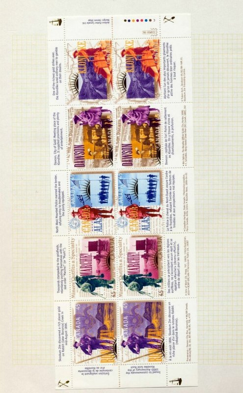 CANADA 1990s MNH MH Sheets Booklets.Face Appx$45+(Top 546)