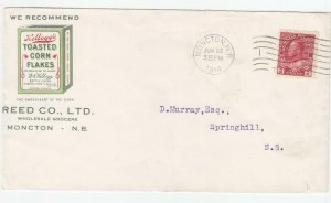 1914, Moncton, NB to Springhill, NS, Canada, See Remark (33581)