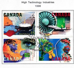 CANADA  1996 -  Technology Industries  - Used Block # 1598i