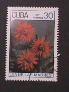 CUBA-1987-SC#2942-ST.1013-CUBIAN MOTHER DAY-CTO VF-LAST ONE-HARD TO FIND