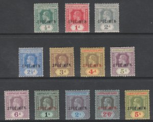 GILBERT & ELLICE 1912 KG5  SPECIMEN set of 12 to 5s