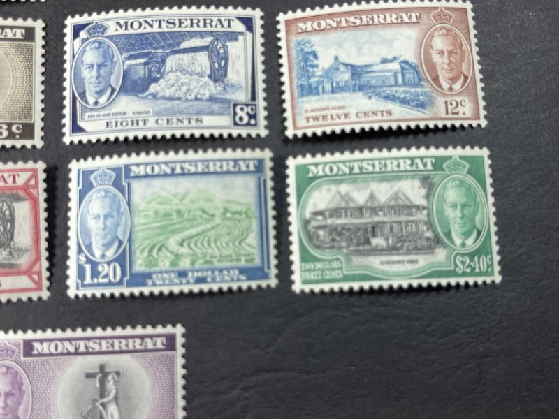 MONTSERRAT # 114-126-MINT/NEVER HINGED---COMPLETE SET---1951