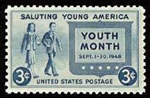 963 America's Youth F-VF MNH single