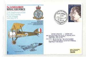 GB First Jet Crossing of the Atlantic RAF Cover {samwells}PTS 1973 BK118