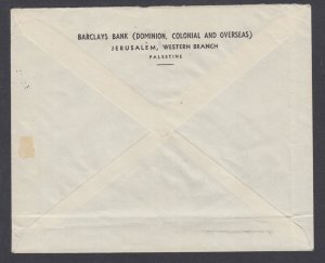 Israel Interim Period, UN Partition Map on 1948 Jerusalem cover   #55 