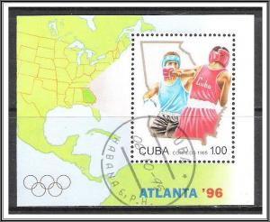 Caribbean #3670 Olympics Souvenir Sheet CTO NH