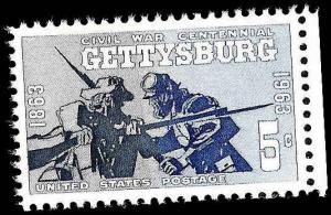 # 1180 MINT NEVER HINGED GETTYSBURG