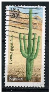 USA 1981 Scott 1945 used - 20c, Desert Plant, Saguaro