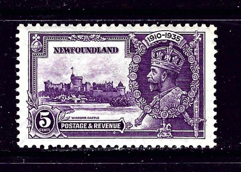 Newfoundland 227 MH 1935 KGV Silver Jubilee