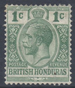 Br Honduras Scott 75 - SG101, 1913 George V 1c MH*