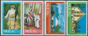 Niue 1974 SG186-189 Self Government set MNH