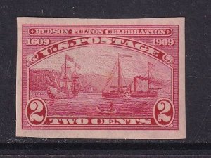 United States   #373  MH 1909 Hudson-Fulton celebration Imperf.