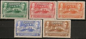 Barbados 202-6 mint CV $10.50