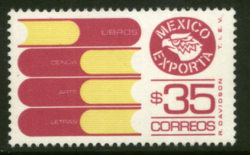 MEXICO Exporta 1130, $35P Books Fosfo Paper 7 MINT, NH. VF.