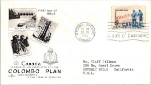 Canada 1961 FDC - Colombo Plan - Ottawa, Ontario - J3858