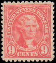 United States #561, Incomplete Set, 1923, Never Hinged