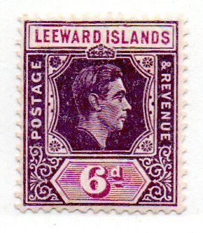 LEEWARD ISLANDS 110 MNH SCV $6.00 BIN $3.60 ROYALTY