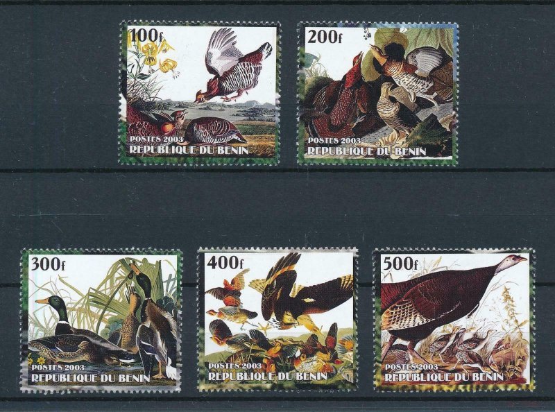 [105349] Benin private issue 2003 Birds vögel oiseaux ducks pheasants  MNH