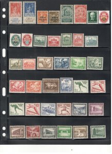 GERMANY COLLECTION ON STOCK SHEET ALL MINT