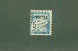 FRENCH ANDORRA J1 MH CV $2.40 BIN $1.00