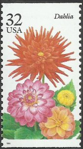 # 2995 MINT NEVER HINGED ( MNH ) DAHLIA