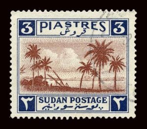 SUDAN Scott #72 (SG 89) 1941 River Nile at Khartoum, used, LH, light cancel