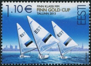 Estonia #736 Tallinn Sailing Championship 1.10€ Postage Stamp 2013 Eesti MLH