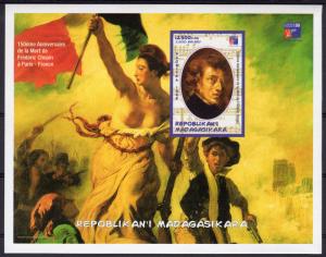 Madagascar 1999 Frederic CHOPIN 150th.Anniv.Death/Philexfrance 99 SS IMPERF.MNH