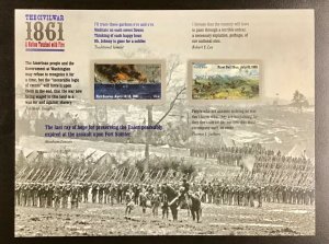 4522-4523   The Civil War 1861 Lot of 10 sheets  FV $66  2011