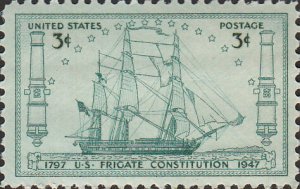 # 951 MINT NEVER HINGED ( MNH ) U.S. FRIGATE CONSTITUTION