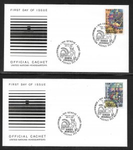 UN Geneva 173-174 World Bank on Headquarters Cachet FDC