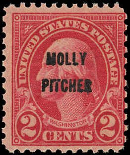 US Scott 646 F/MNH - 1928 2¢ Molly Pitcher - Sound-NO FAULTS