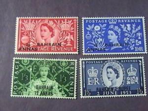 BAHRAIN # 92-95-MINT/HINGED--COMPLETE SET -------QEII-------1953(ts)