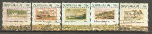 1988   AUSTRALIA  -  SG  1137 / 1141  -  BICENTENARY  -  USED -   LOT A