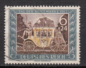 Germany - 1943 Stamp Day Sc# B215 (9745)