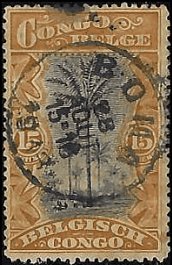 BELGIAN CONGO   #43 USED (4)
