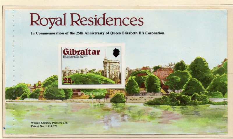 Gibraltar 1978 QEII Early Issue Fine Mint Unmounted 25p. NW-99273