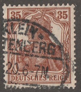German stamp, Scott#101,  used, hinged,  35,  #G-101