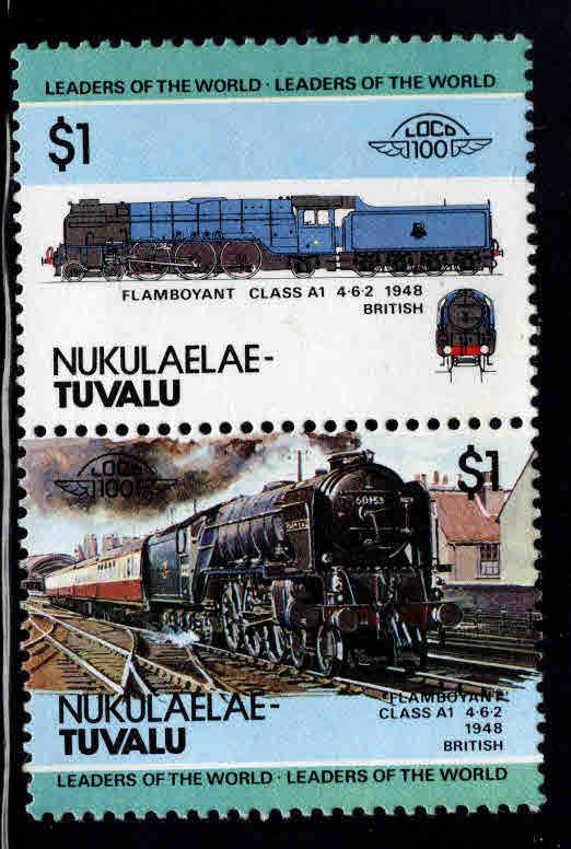 Nukulaelae-TUVALU Scott 16 MNH** Train pair