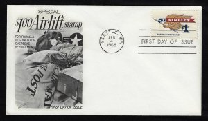 US. Sc 1341. FDC. Fleetwoo cachet. Unaddressed, (g1341fdc-000)