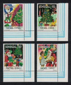 Senegal Christmas 4v Corners 1993 MNH SG#1240-1243