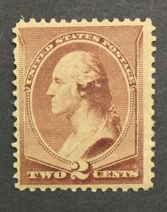 MOMEN: US #210 MINT OG NH #27130