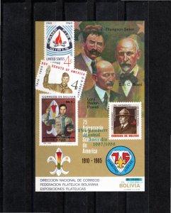 Bolivia 1986 MNH Mi Bl 151