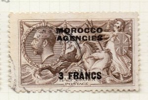 Morocco Agencies French Zone 1924-32 Used Shades 3F. Optd Surcharged NW-180669