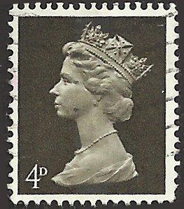 GREAT BRITAIN - MH6 - Used - SCV-0.25