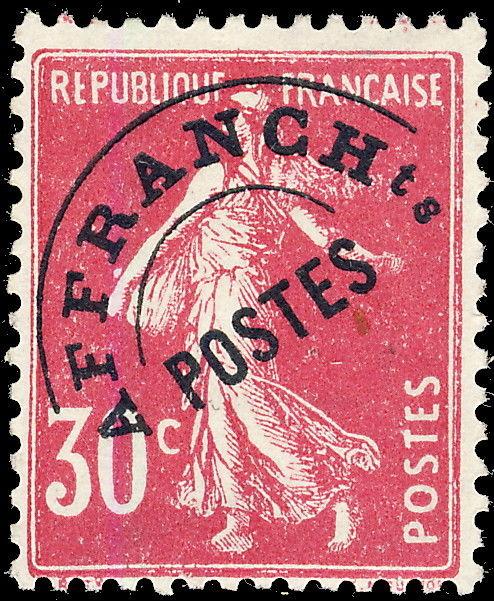 FRANCE - 1925 - Yv. Préo 59 30c Rose Semeuse Neuf *