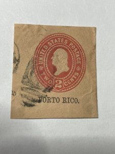 Puerto Rico U7 Used Cut Square US Possession KSPhilatelics (A40S108)