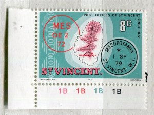 ST.VINCENT; 1979 early Post Office issue MINT MNH CORNER 8c. value